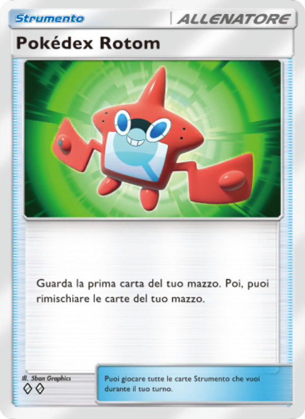 Pokédex Rotom 145/239 — Guardiani Astrali (Italian Pokémon TCG card)