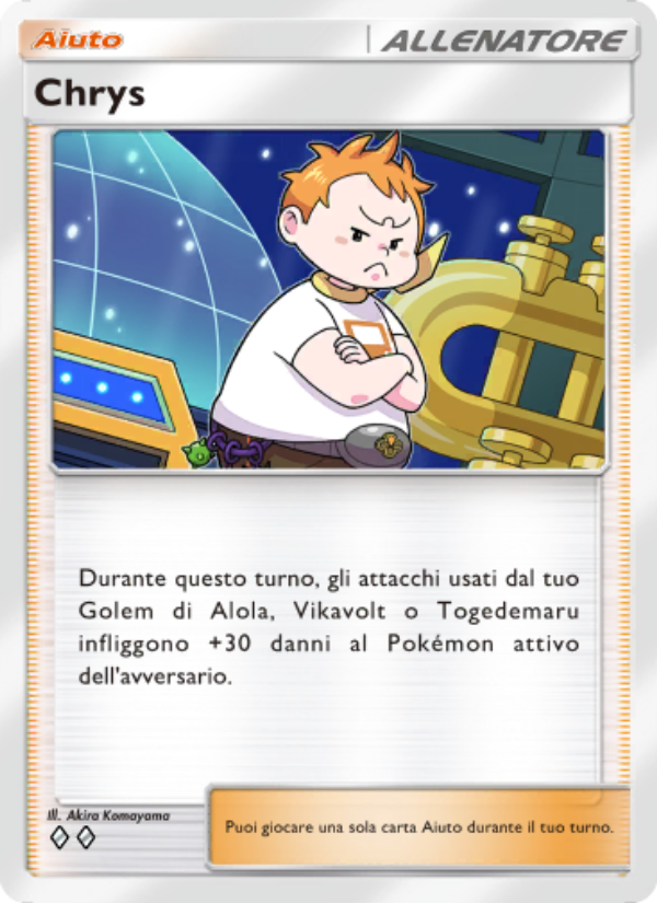 Chrys 153/239 — Guardiani Astrali (Italian Pokémon TCG card)