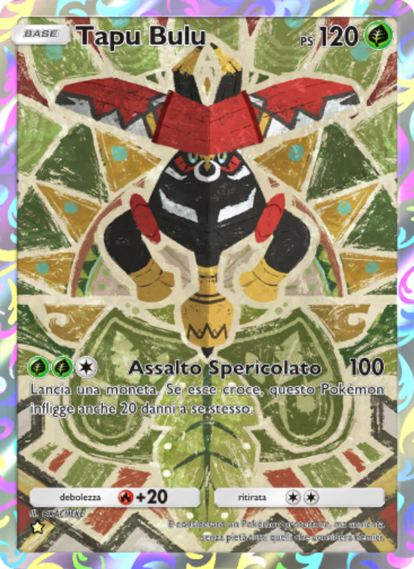 Tapu Bulu 159/239 — Guardiani Astrali (Italian Pokémon TCG card)