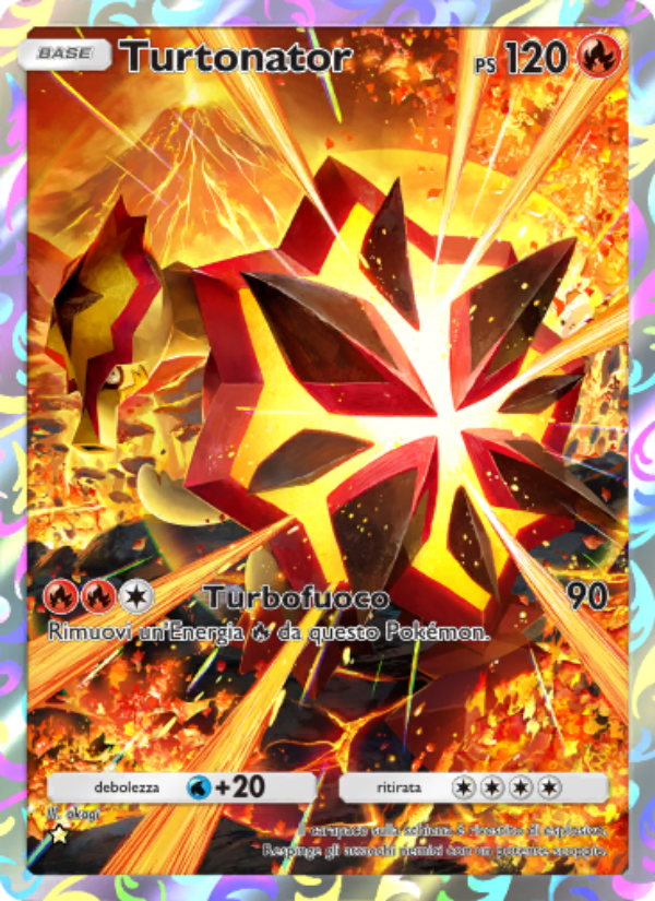Turtonator 161/239 — Guardiani Astrali (Italian Pokémon TCG card)
