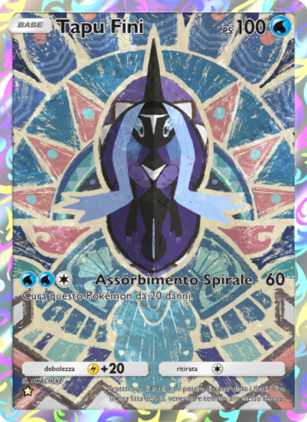Tapu Fini 164/239 — Guardiani Astrali (Italian Pokémon TCG card)