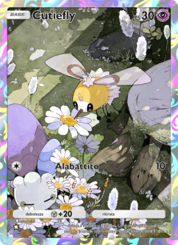 Cutiefly 167/239 — Guardiani Astrali (Italian Pokémon TCG card)