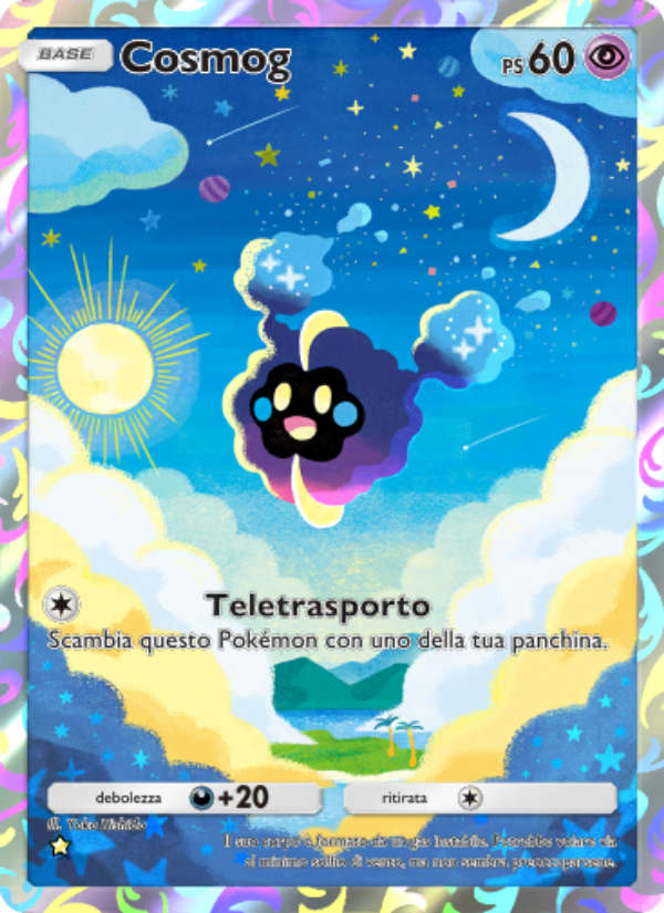 Cosmog 171/239 — Guardiani Astrali (Italian Pokémon TCG card)