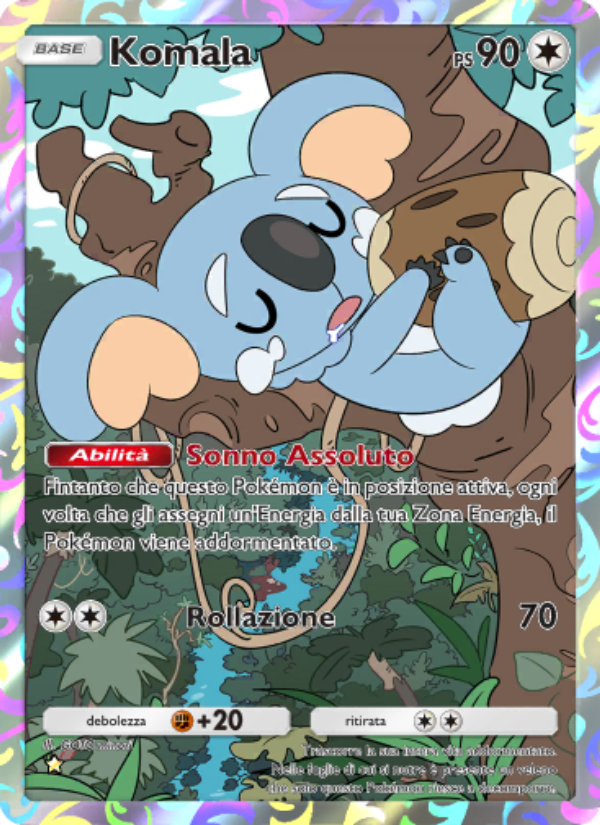 Komala 179/239 — Guardiani Astrali (Italian Pokémon TCG card)