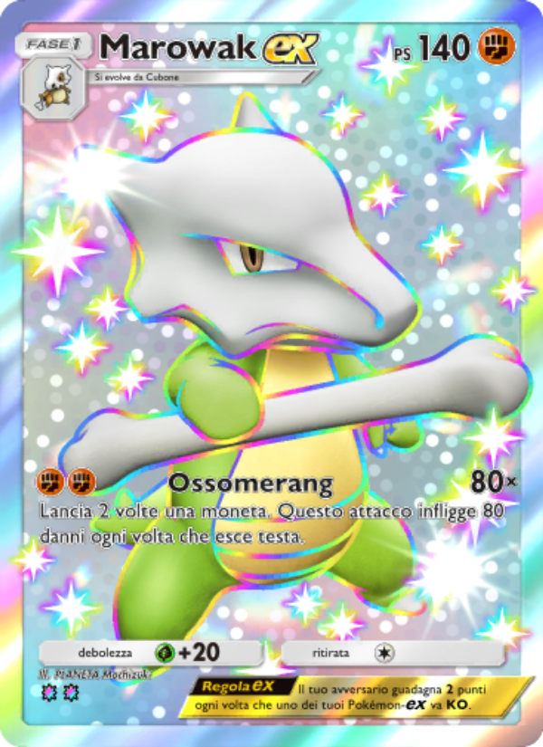 Marowak-ex 236/239 — Guardiani Astrali (Italian Pokémon TCG card)