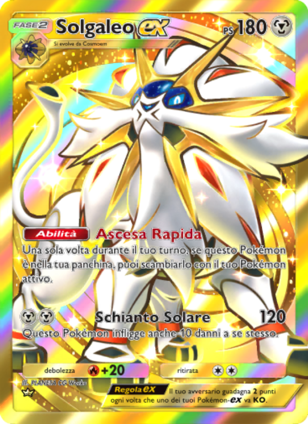 Solgaleo-ex 239/239 — Guardiani Astrali (Italian Pokémon TCG card)