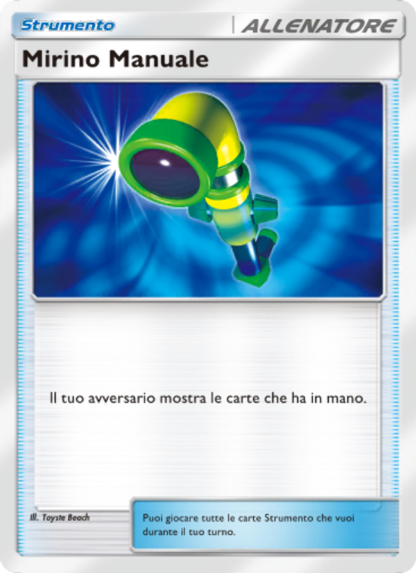 Mirino Manuale 003/73 — Promo-A (Italian Pokémon TCG card)