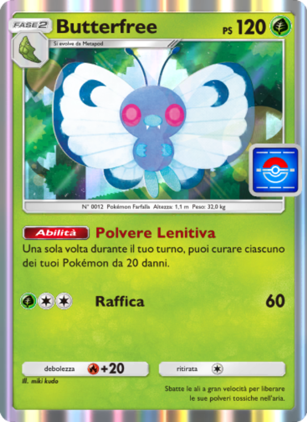 Butterfree 013/73 — Promo-A (Italian Pokémon TCG card)