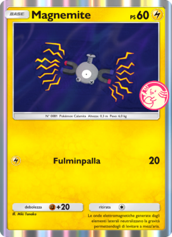 Magnemite 024/73 — Promo-A (Italian Pokémon TCG card)
