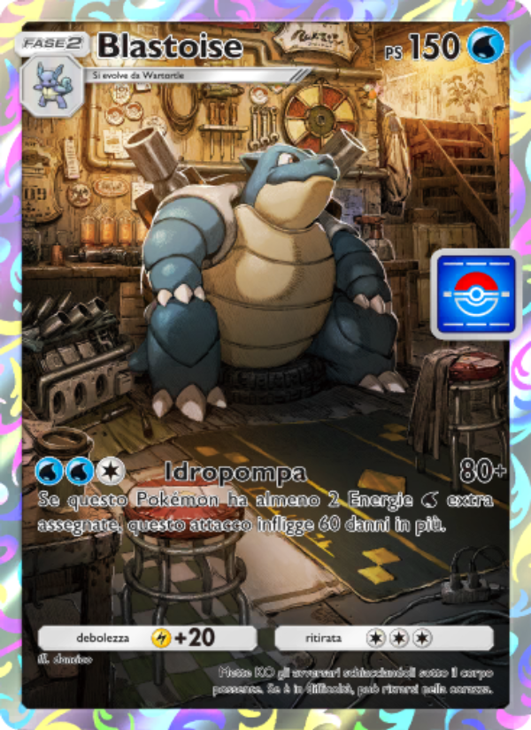Blastoise 029/73 — Promo-A (Italian Pokémon TCG card)