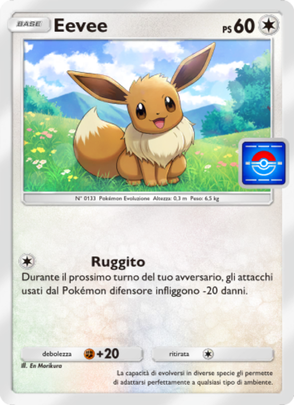 Eevee 030/73 — Promo-A (Italian Pokémon TCG card)