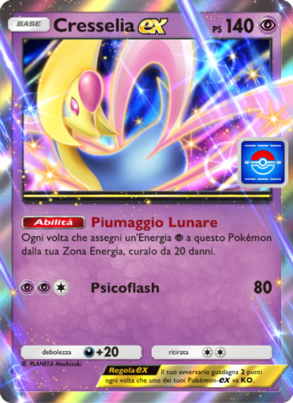 Cresselia-ex 037/73 — Promo-A (Italian Pokémon TCG card)