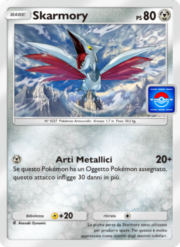 Skarmory 039/73 — Promo-A (Italian Pokémon TCG card)