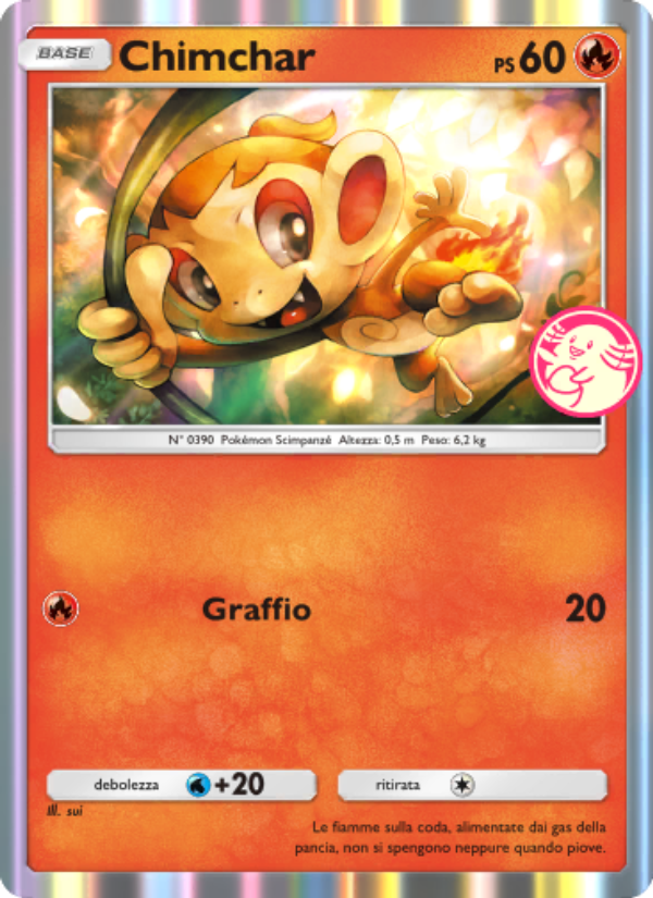Chimchar 040/73 — Promo-A (Italian Pokémon TCG card)