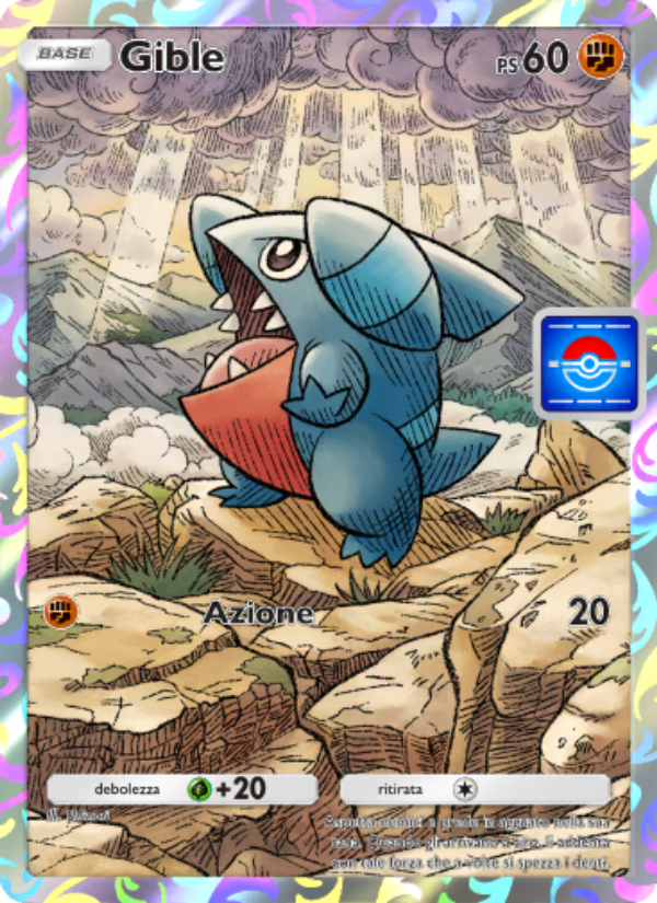 Gible 046/73 — Promo-A (Italian Pokémon TCG card)