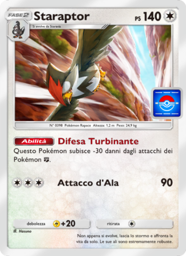 Staraptor 047/73 — Promo-A (Italian Pokémon TCG card)