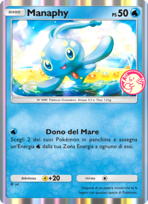Manaphy 048/73 — Promo-A (Italian Pokémon TCG card)