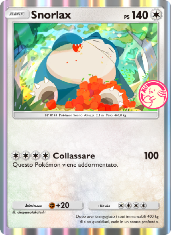 Snorlax 049/73 — Promo-A (Italian Pokémon TCG card)
