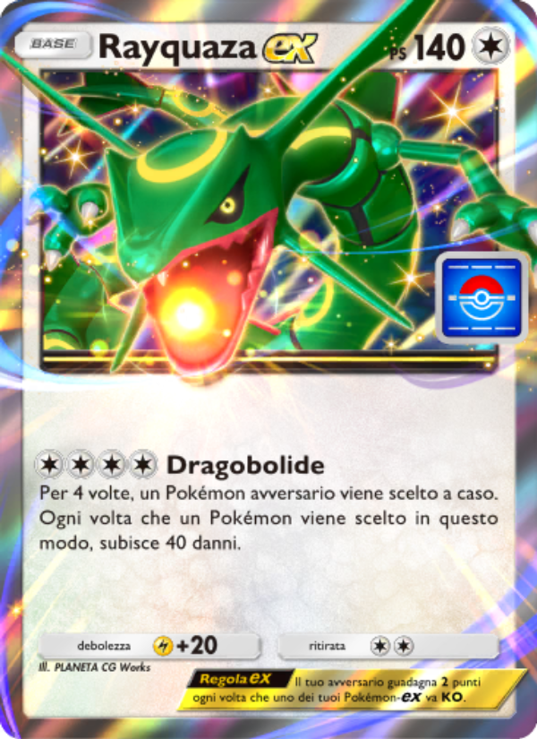 Rayquaza-ex 064/73 — Promo-A (Italian Pokémon TCG card)