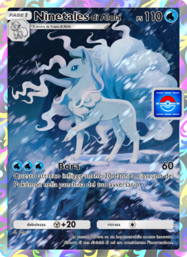Ninetales di Alola 070/73 — Promos-A (Italian Pokémon TCG card)