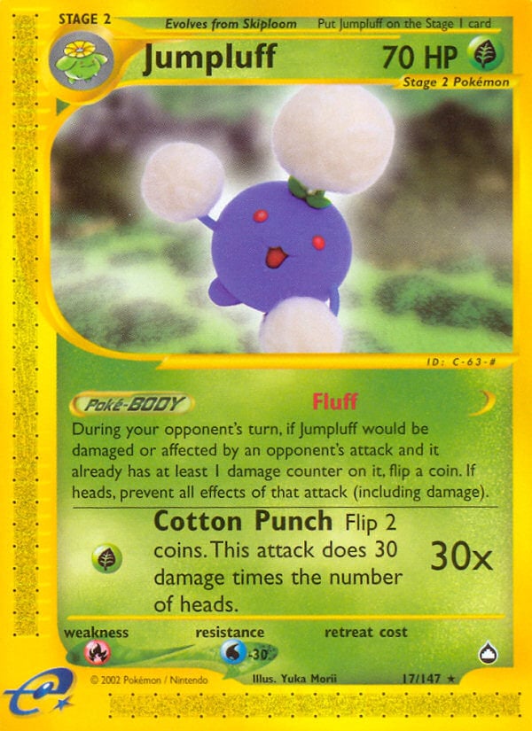 Jumpluff 013 — Aquapolis (Italian Pokémon TCG card)