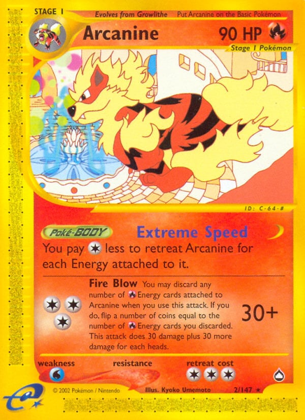 Ampharos 032 — Aquapolis (Italian Pokémon TCG card)