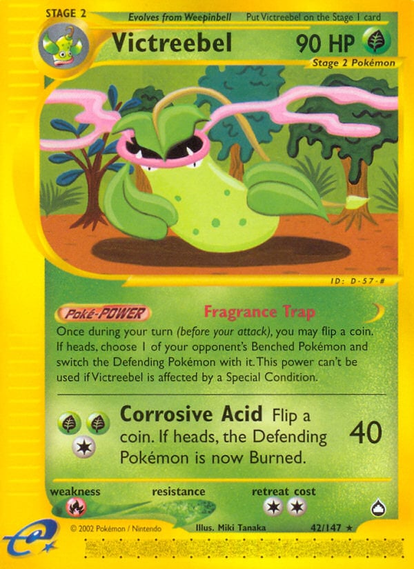 Victreebel 042 — Aquapolis (Italian Pokémon TCG card)