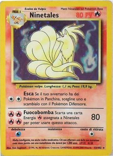Ninetales 013 — Base Set 2 (Italian Pokémon TCG card)