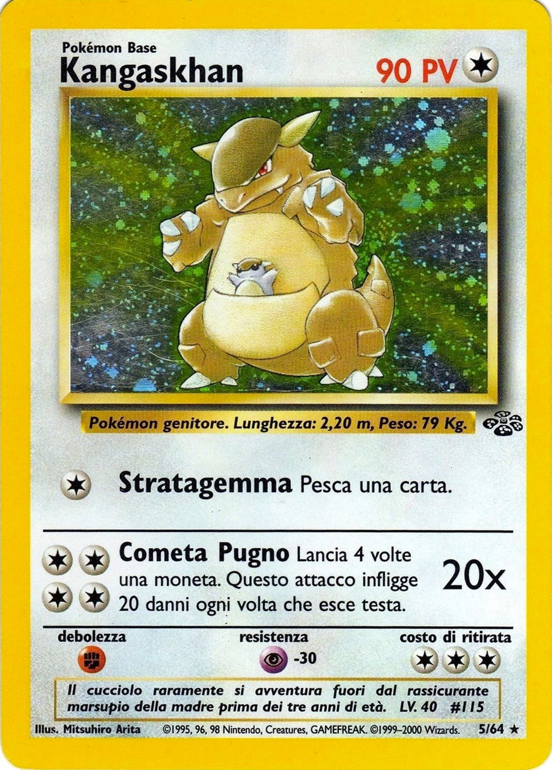 Kangaskhan 026 — Base Set 2 (Italian Pokémon TCG card)