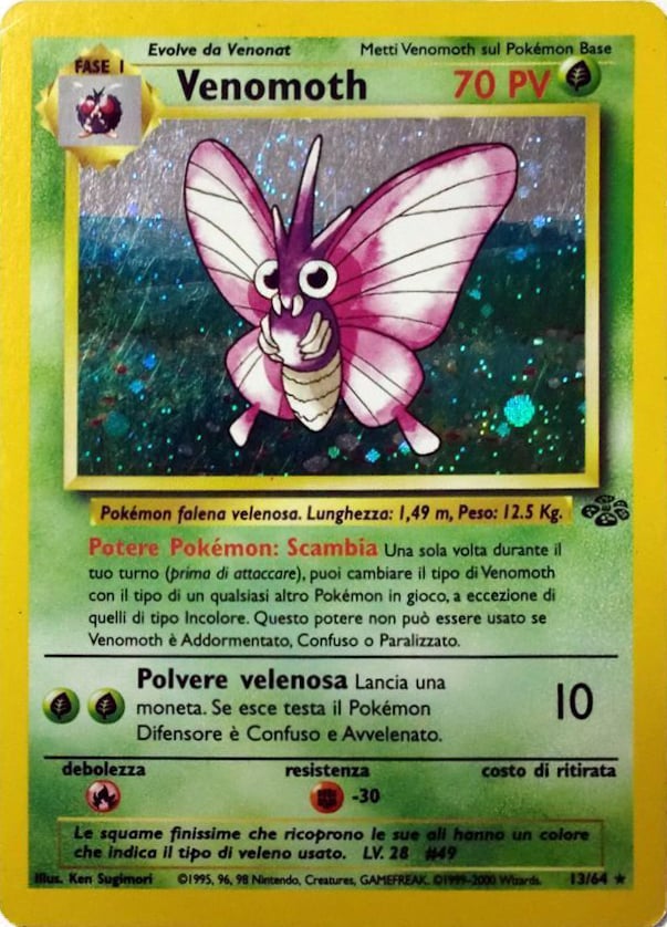 Venomoth 031 — Base Set 2 (Italian Pokémon TCG card)