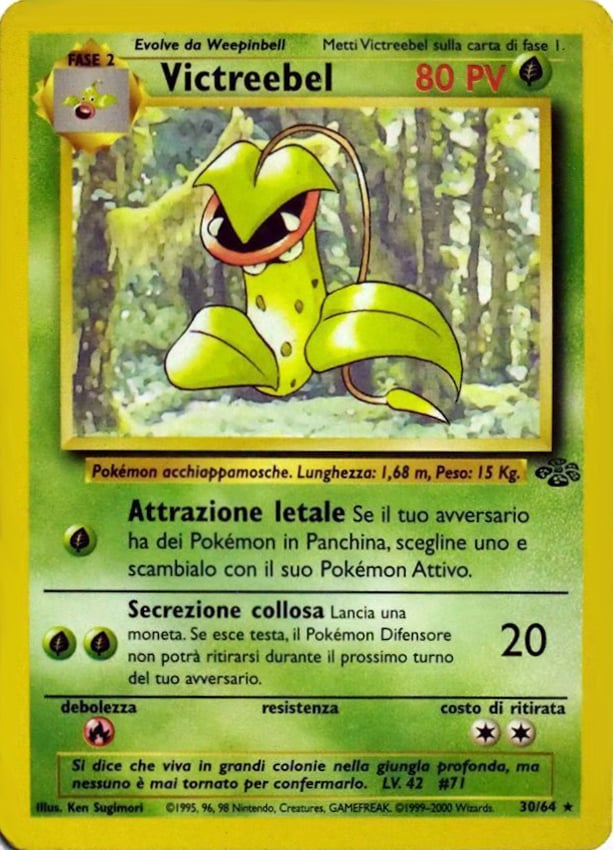 Victreebel 032 — Base Set 2 (Italian Pokémon TCG card)