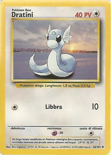 Dratini 038 — Base Set 2 (Italian Pokémon TCG card)