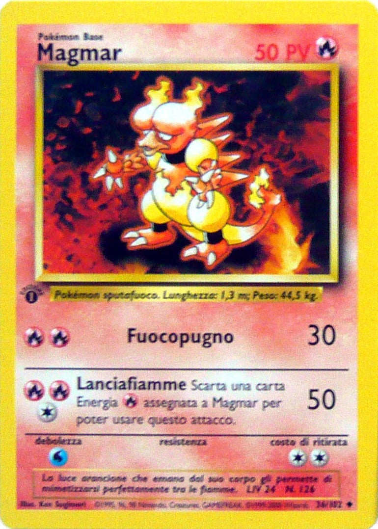 Magmar 051 — Base Set 2 (Italian Pokémon TCG card)