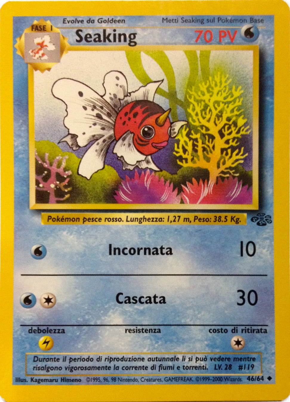 Seaking 060 — Base Set 2 (Italian Pokémon TCG card)