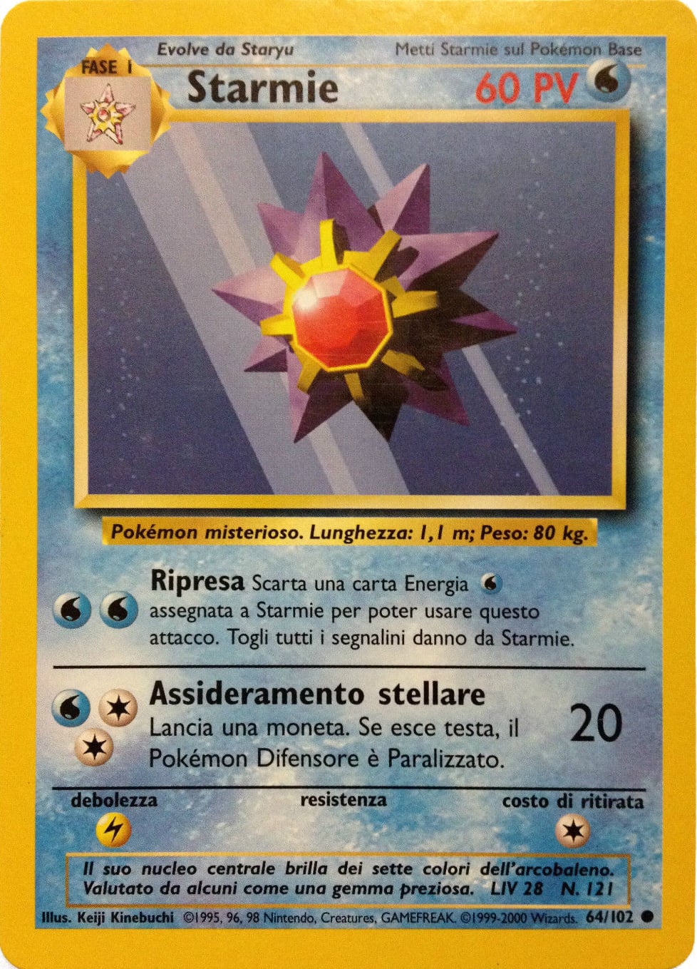 Starmie 094 — Base Set 2 (Italian Pokémon TCG card)