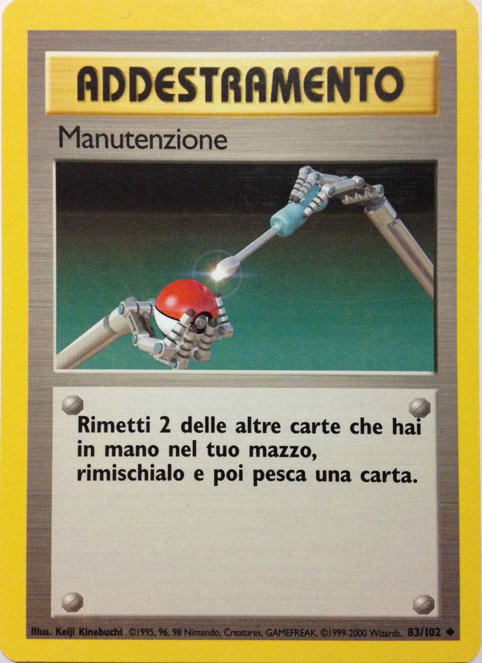 Manutenzione 112 — Base Set 2 (Italian Pokémon TCG card)