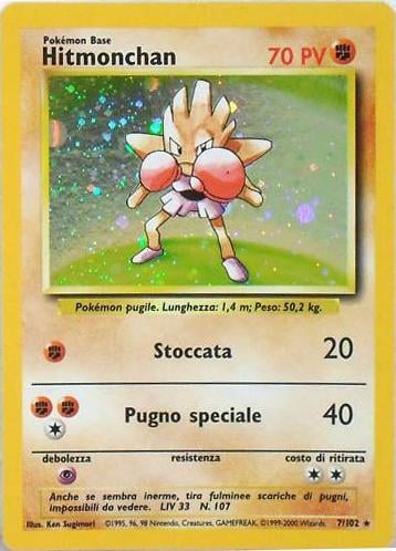 Hitmonchan 007/102 — Set Base (Italian Pokémon TCG card)