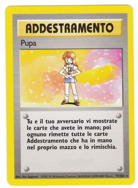 Pupa 075/102 — Set Base (Italian Pokémon TCG card)