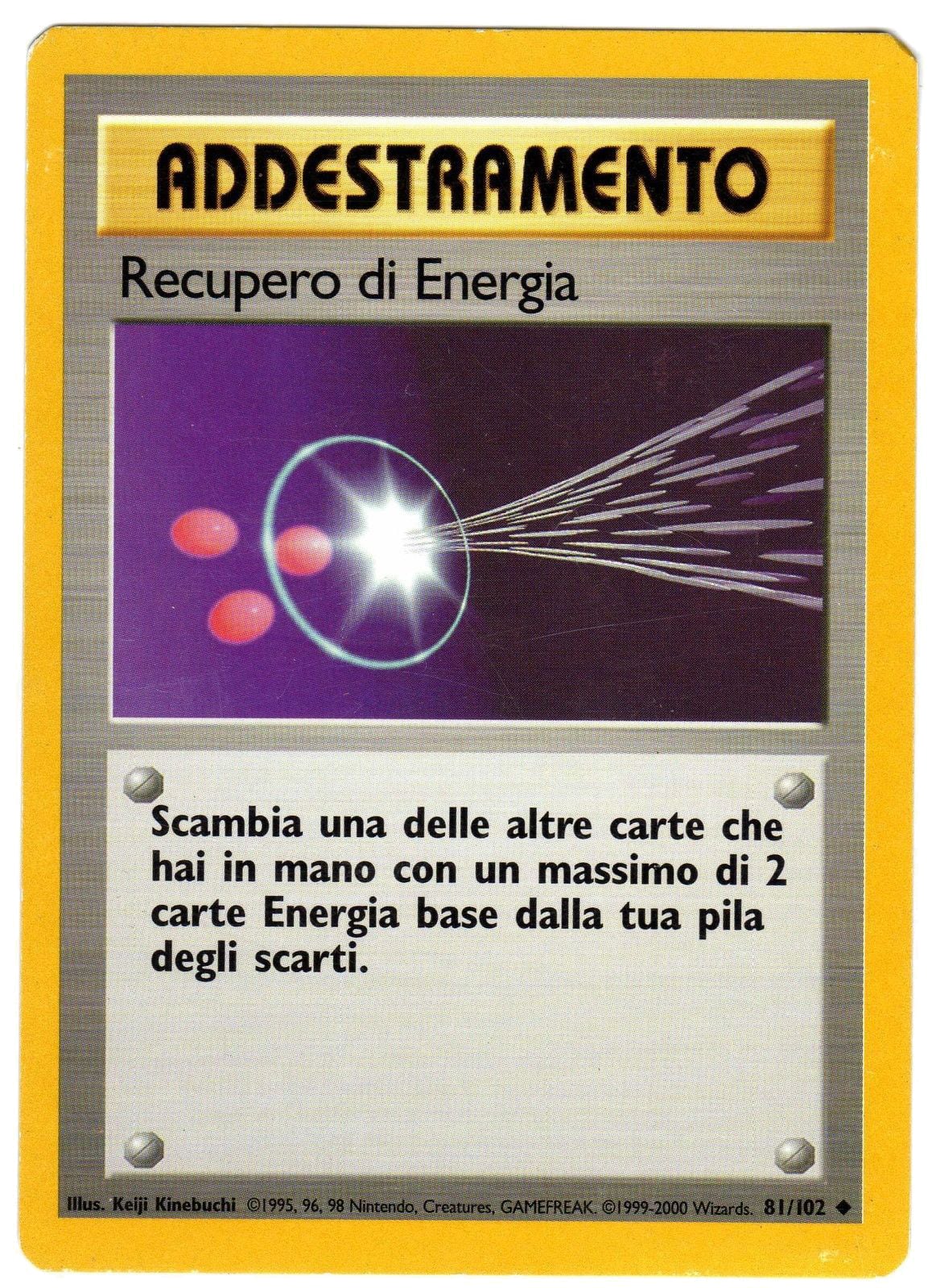Recupero di Energia 081/102 — Set Base (Italian Pokémon TCG card)
