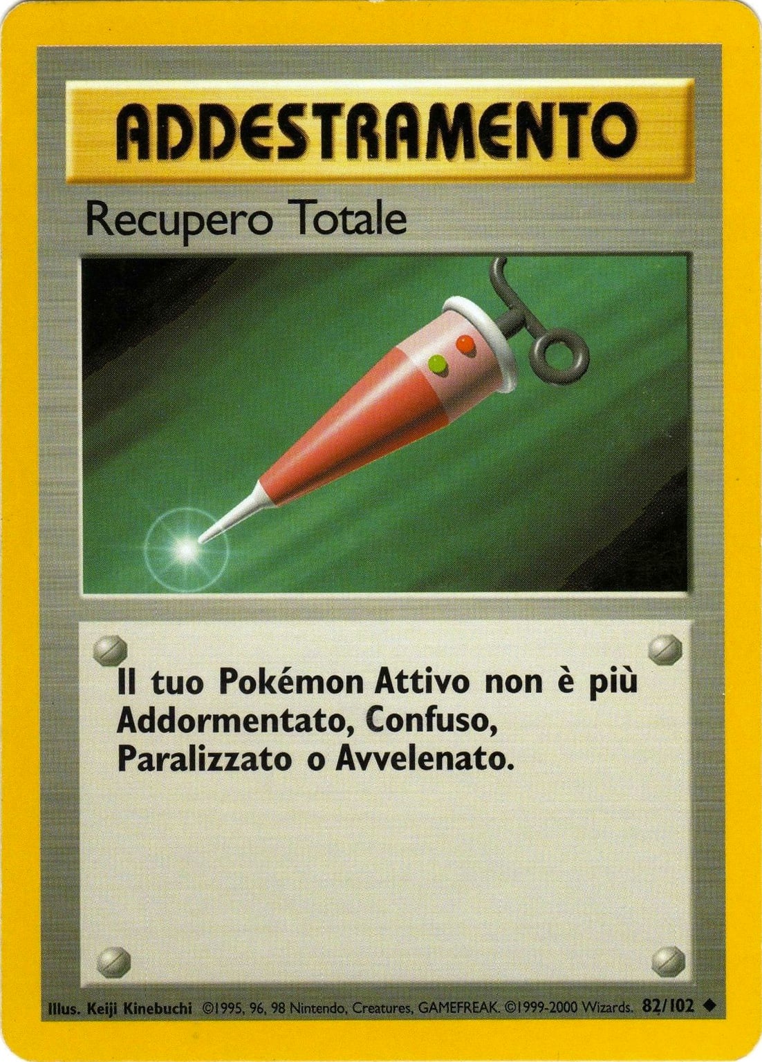 Recupero Totale 082/102 — Set Base (Italian Pokémon TCG card)
