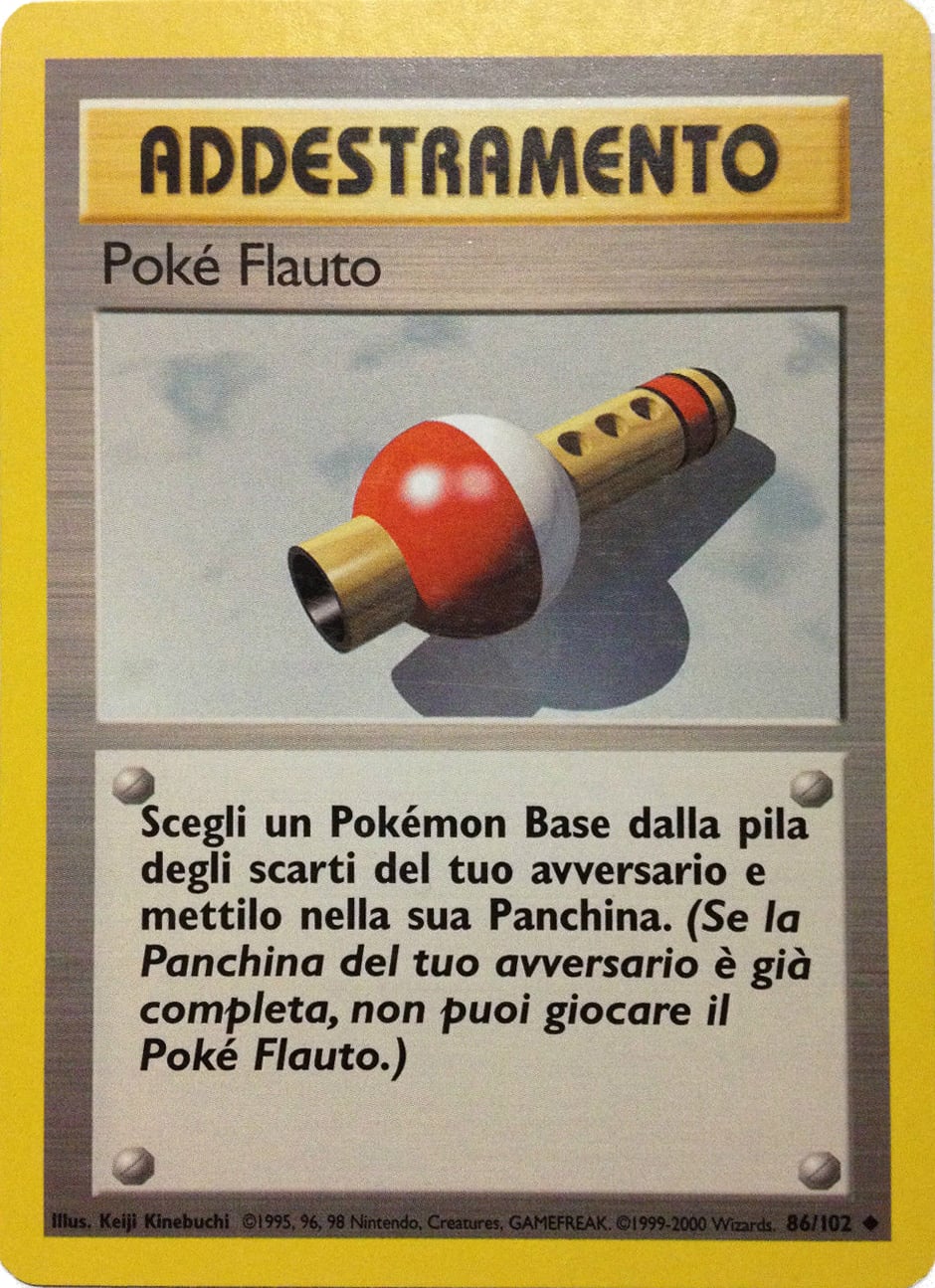 Poké Flauto 086/102 — Set Base (Italian Pokémon TCG card)