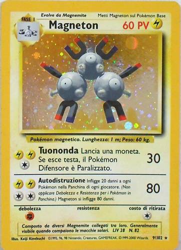Magneton 009/102 — Set Base (Italian Pokémon TCG card)