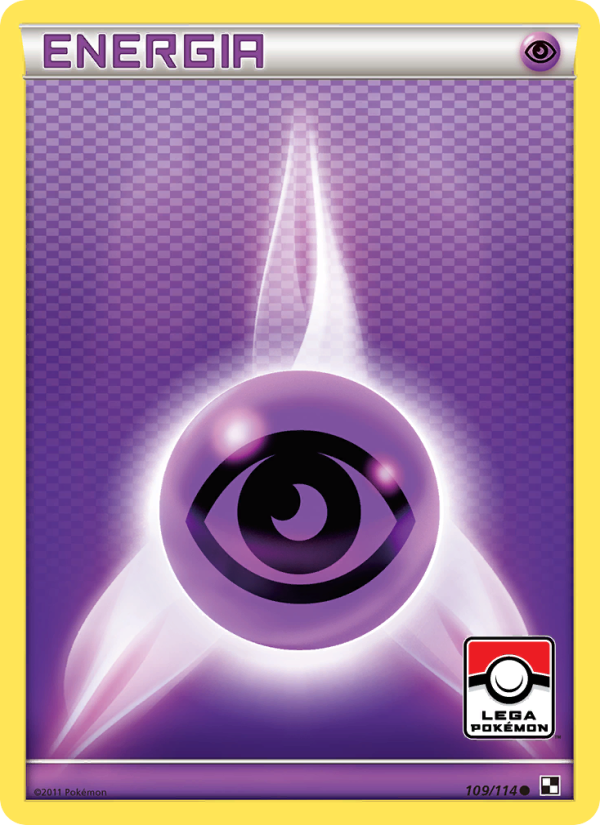 Energia Psiche 109/115 — Nero e Bianco (Italian Pokémon TCG card)