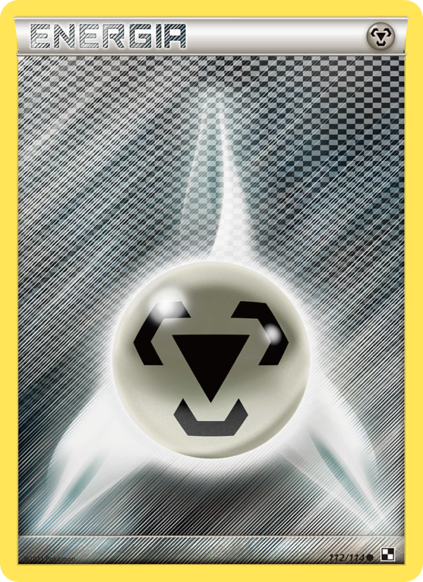 Energia Metallo 112/115 — Black & White (Italian Pokémon TCG card)