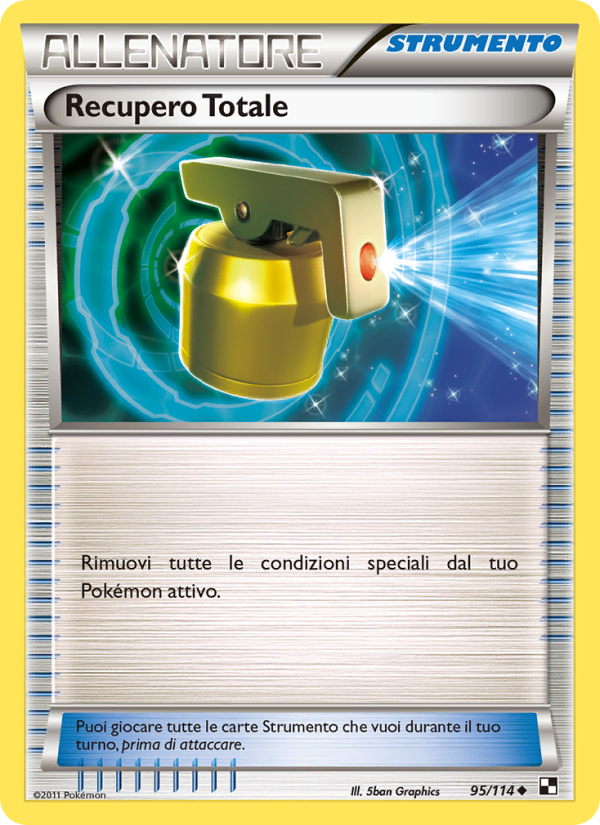 Recupero Totale 095/115 — Nero e Bianco (Italian Pokémon TCG card)