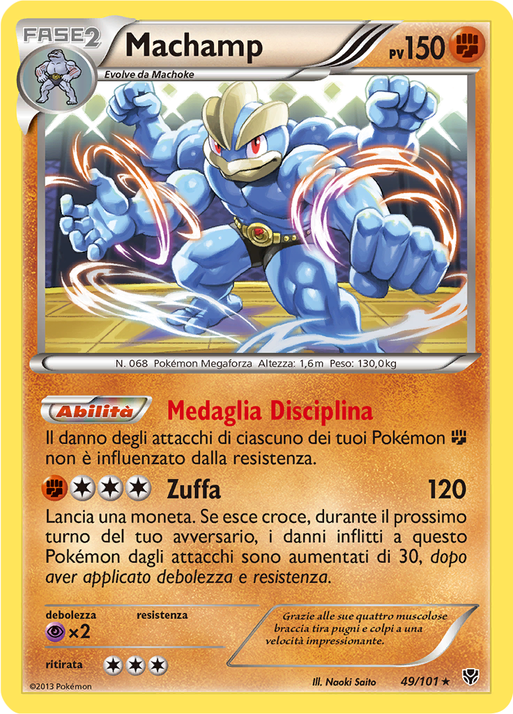 Machamp 49/101 — Esplosione Plasma (Italian Pokémon TCG card)