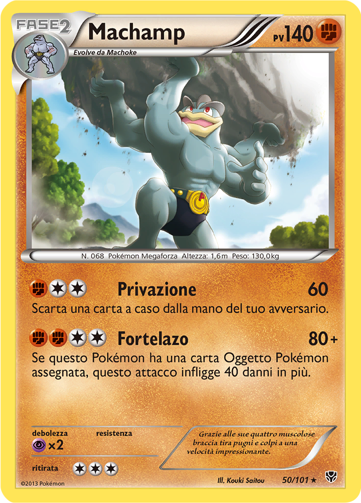 Machamp 50/101 — Esplosione Plasma (Italian Pokémon TCG card)