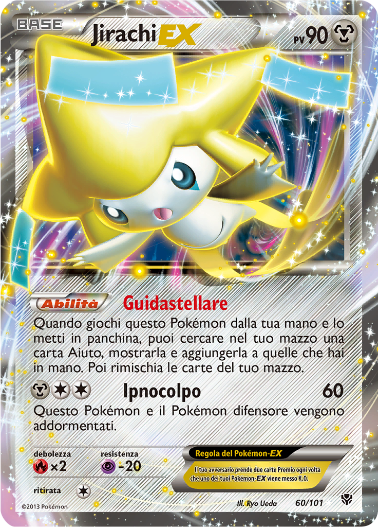 Jirachi EX 60/101 — Esplosione Plasma (Italian Pokémon TCG card)