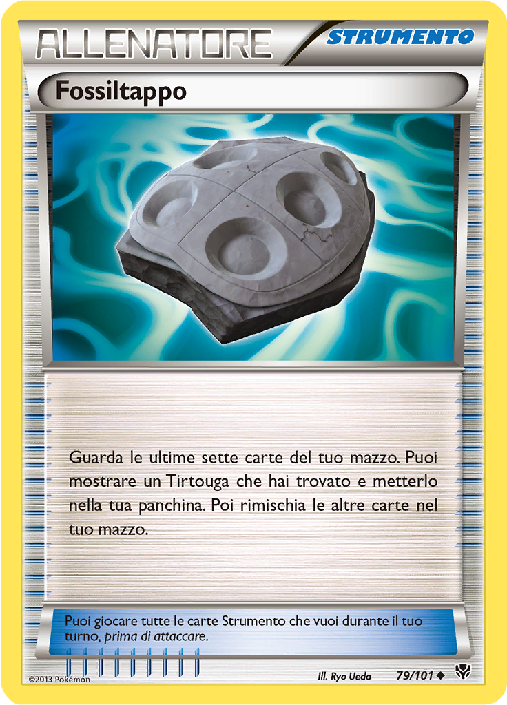 Fossiltappo 79/101 — Esplosione Plasma (Italian Pokémon TCG card)