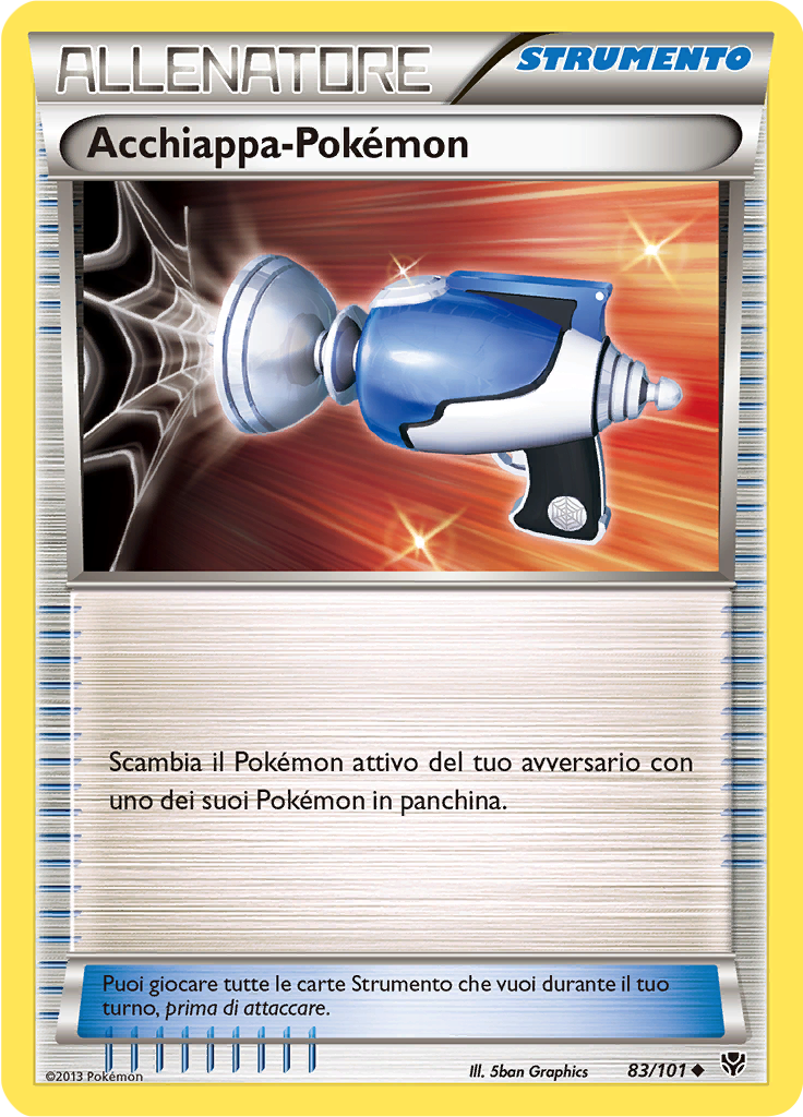 Acchiappa-Pokémon 83/101 — Esplosione Plasma (Italian Pokémon TCG card)
